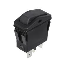 25a IP67 rocker switch sareng LED