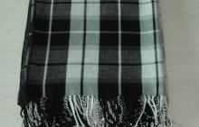 Soft Brushed Bamboo Throw Blanket Anti-Bacterial With Fring