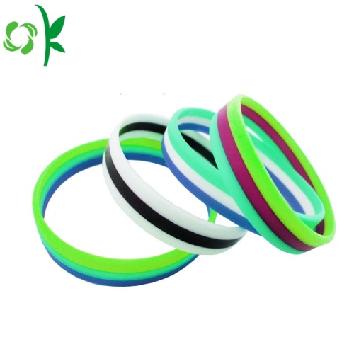 Khuyến mại tùy chỉnh thương hiệu thời trang thể thao Silicone Bracelet