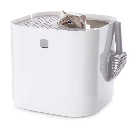 Cat Pet Litter Box innehåller återanvändbar liner