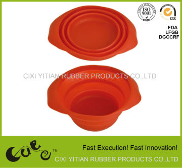 Small Durable Food Grade Collapsible Silicone Strainer