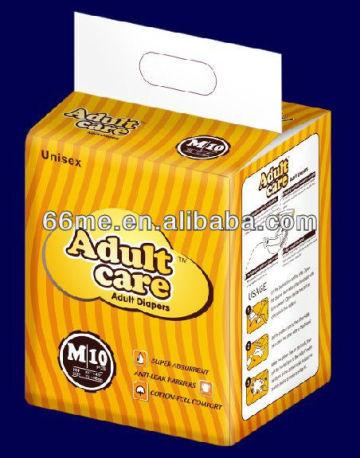 Adult care printed diaper for adult