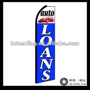 Car Auto Loan Swooper Flag Banner