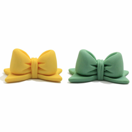 New Fashion Design Faltback Bowknot Resin Craft Χειροποίητα μινιατούρες για κορίτσια Hiar Clips Ring Ring