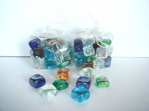 decorative glass cube