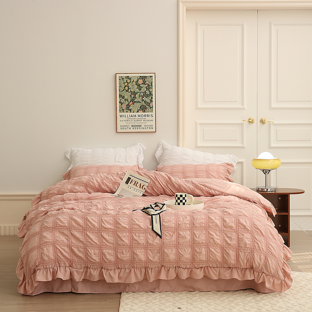 Seersucker Bedding Set 4