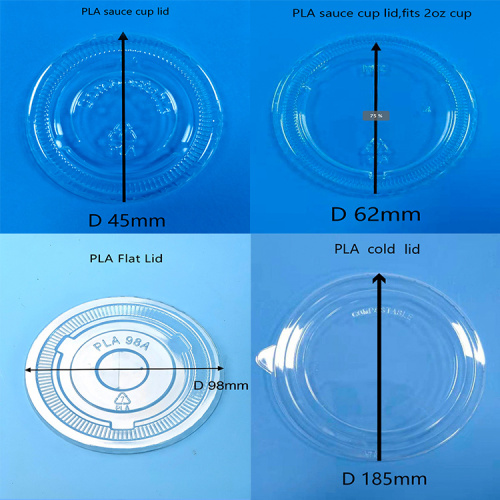 Disposable Biodegradable customized logo PLA Clear Cup