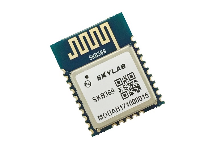 SKYLAB CE hot sale wireless 2.4GHz ISM nRF52832 I2C Beacon Keyboard Serial Port Bluetooth 4.2 /5.0 Low Energy Module