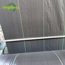 Plastic woven ground cover weed control mat