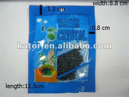 pearl shape crystal soil in 10gram packing