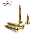 Yellow/white Zinc Countersunk Head Chipboard Screw