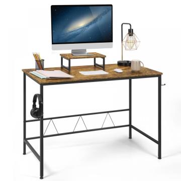 Home Office Computer Desk met monitorstandaard