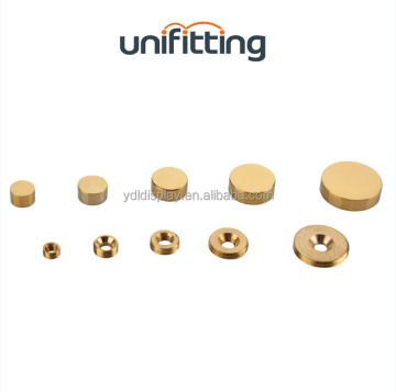 Brass Screw Head Covers Mirror Standoff Nails