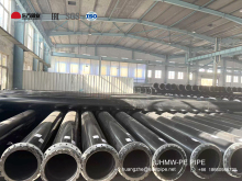 Mining uhmwpe composite lining pipe