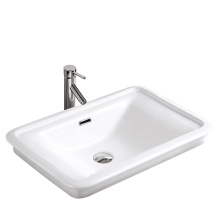 Competitive Price Vasque a Poser Blanc Bathroom Ceramic Sink Cabinet