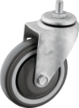 Medium Duty Short Thread Stem Casters