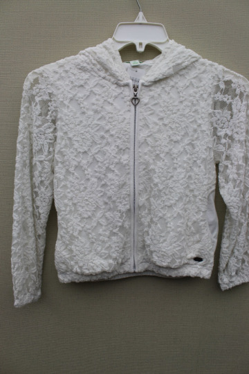 100%POLYESTER LACE GIRL`S JACKET