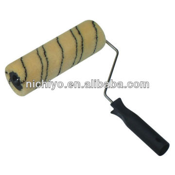 Black Strip Yellow Paint Roller Brush