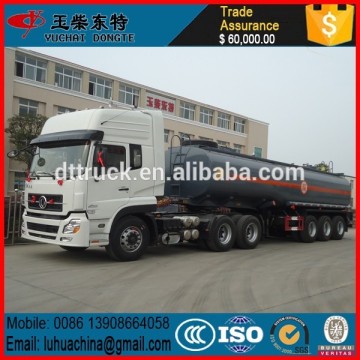 Oil/fuel Aluminum Alloy Tanker Semi Trailers- tanker material optional