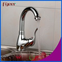 Fyeer Goose Neck 360 Swivel Kitchen Sink Faucet