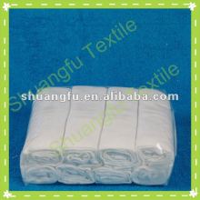100% cotton 70*70cm 60g white pure color Baby nappies