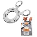 Stainless Steel Boiled Egg Shell Topper Cracker