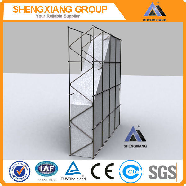 3D Welded EPS Sandwich Panels Galvanized Wire Mesh Building Board With ISO