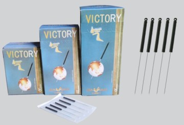 Acupuncture Needles with Conductive Plastic Handle