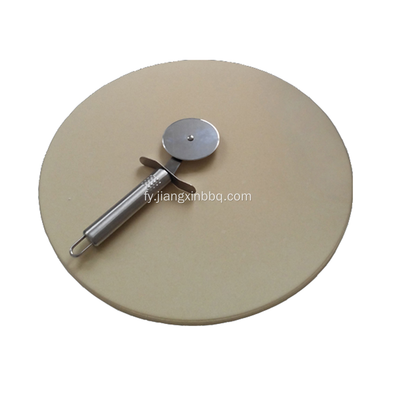 13,5 Inch Pizza Stone Mei SS Cutter