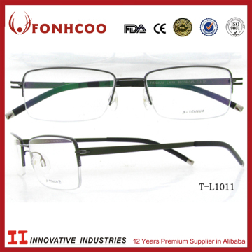 FONHCOO Contemporary Designed Half Frames Memory Titanium Optical Frame