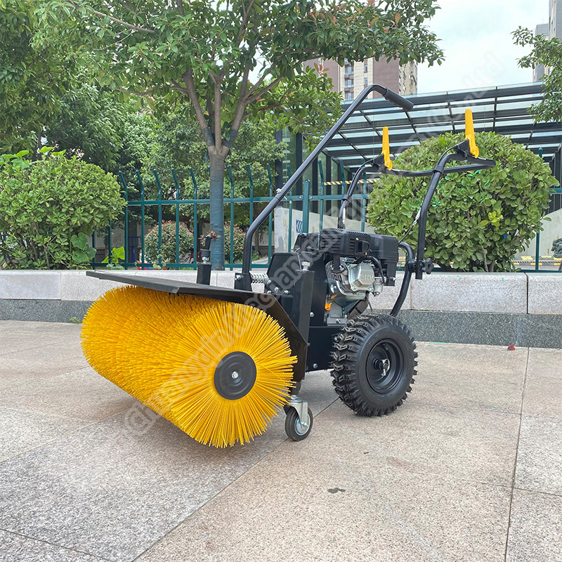 Surface cleaning turf sweeping rubber granules brushing artificial grass combing machine