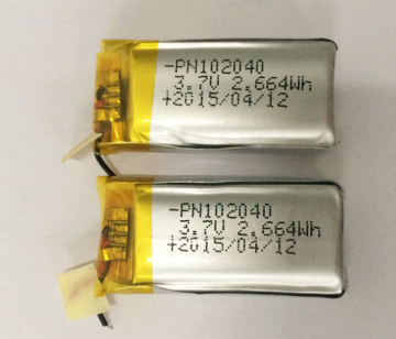 Li Polymer Rechargeable Battery 720mAh (LP2X4T10)