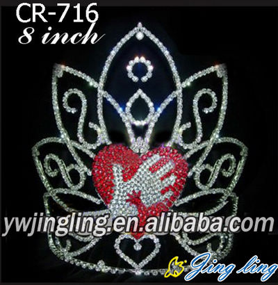 Custom Rhinestone Pageant Crowns For Sale