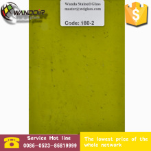 window yellow -green clear stained glass