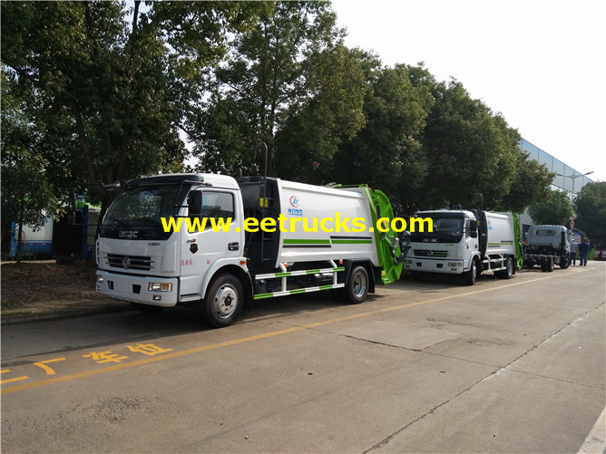 5000 Liters DFAC Compressed Rubbish Vehicles