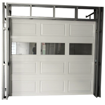 Residential insulated garage doors