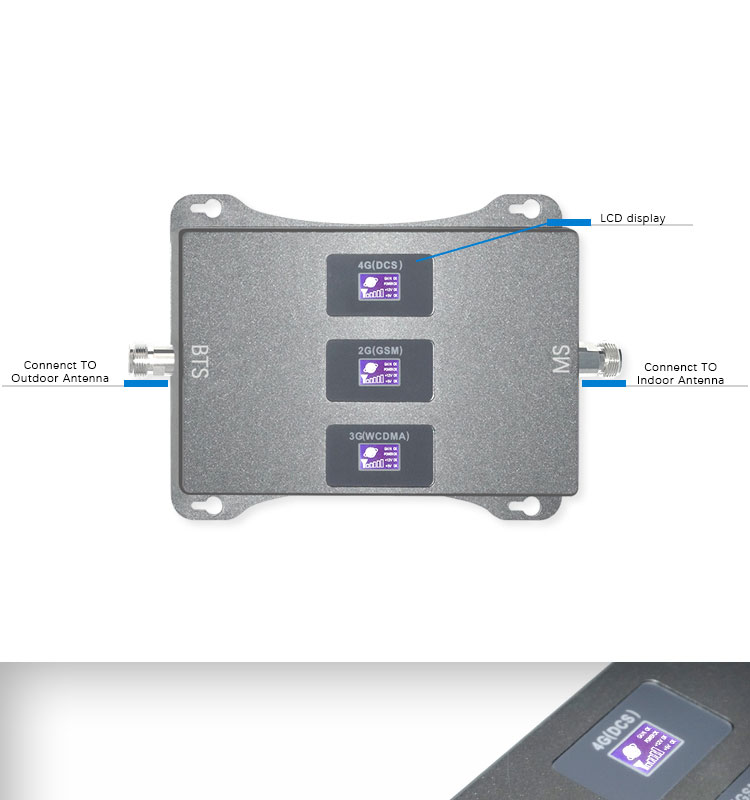 Tv Signal Mobile Phone Booster Quad Four Band Universal Cellular Amplifier Cell Drone Network 5g Repeater Kit