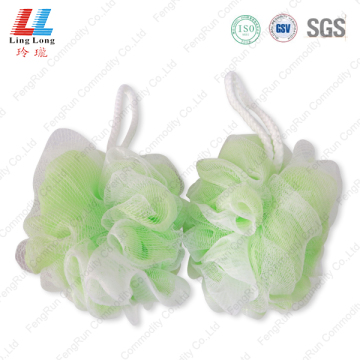 Artificial cleanse double mesh sponge