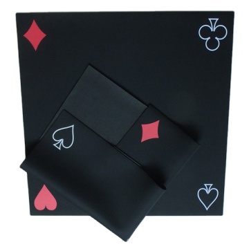 OEM ODM CMYK Rubber Poker Table Mat