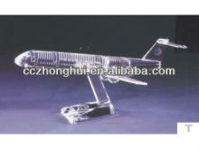 wholesale high quality crystal plane model, crystal crafts