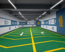 Non-slip floor material for driveway