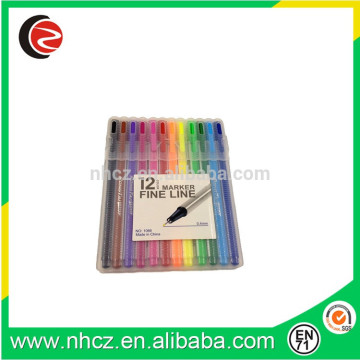 Colorful point fine liner pens with smooth writing and drawing pens