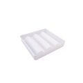 Vassoio per inserti blister in plastica PET PVC bianco cosmetico