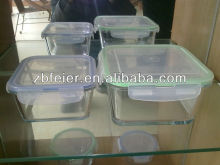 Square Crisper,Fresh box for Baking,Airtight Preserving Box,Borosilicate Crisper