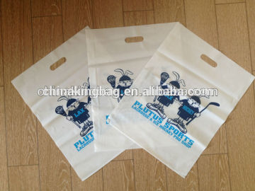 LLDPE printing die cut plastic bag s