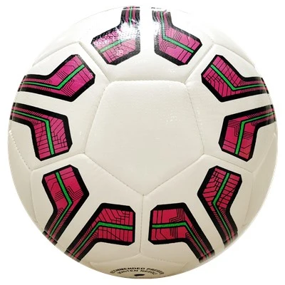 White Color High Quality Machine Stitched Football for Match