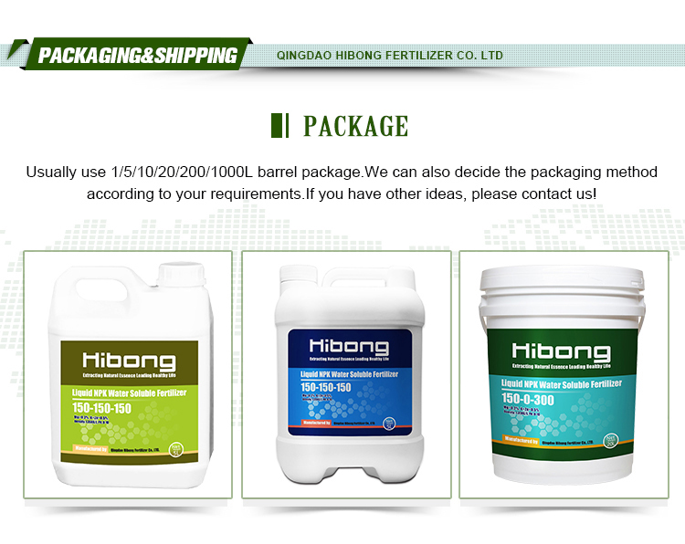 HIBONG Agro Liquid Fertilizer NPK For Crop