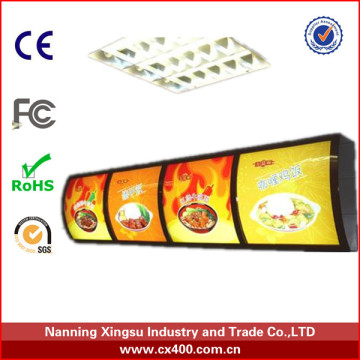led menu board / menu light box / restaurant light box signs