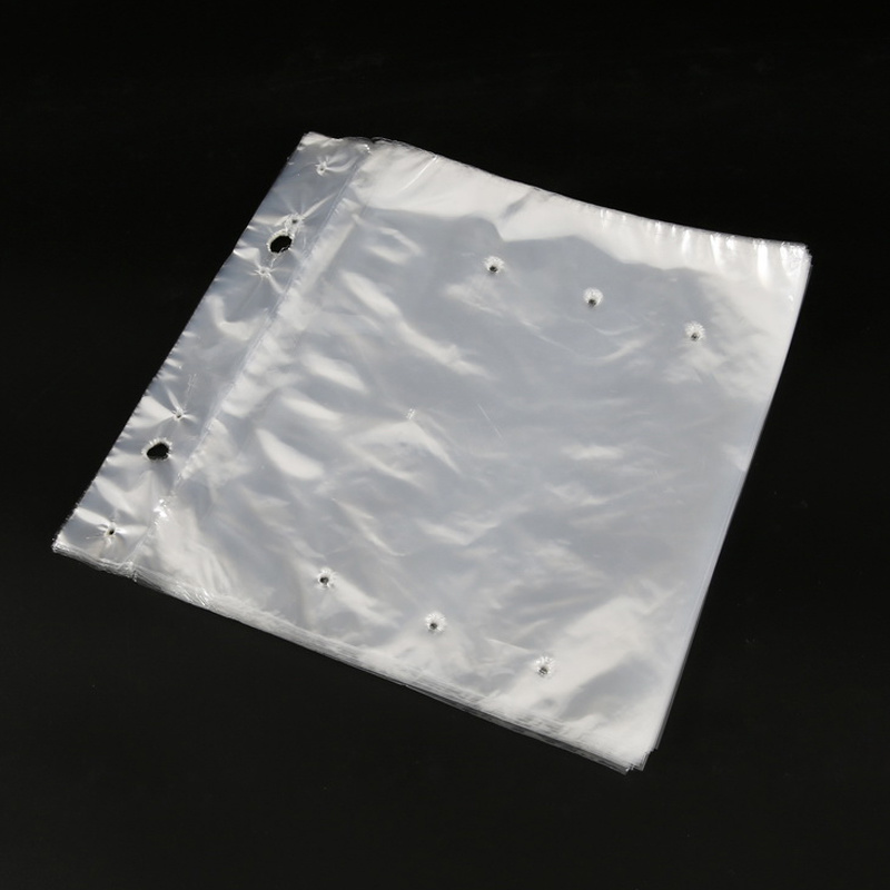 LDPE Clear Transparent Plastic Calendar Bag Deli Saddle Bag for Food