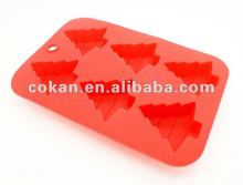 Christmas shape silicone muffin pan,cake pan CK-SL161